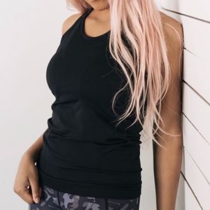 Zyia Black Copper Charged Tank